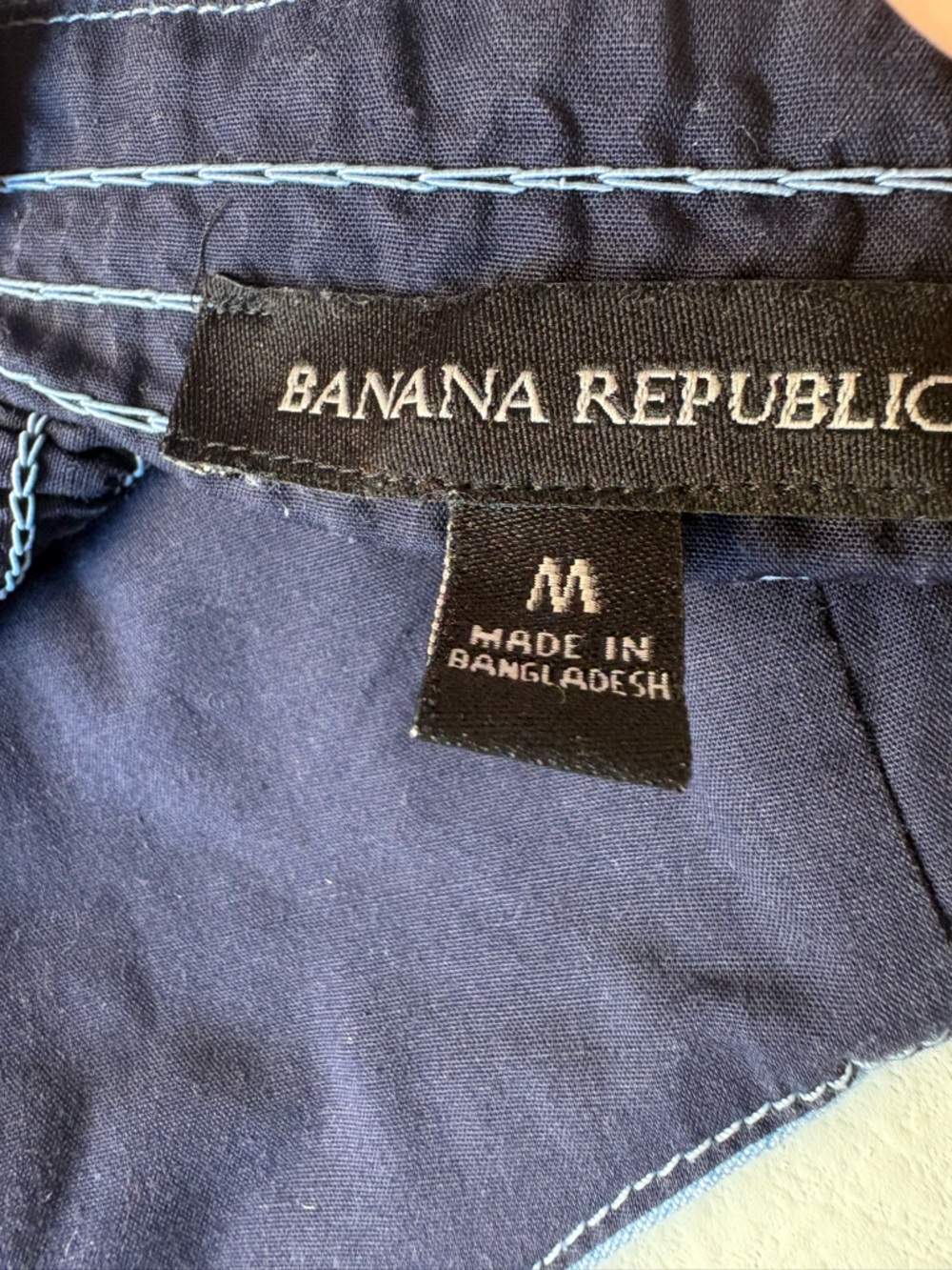 Banana Republic Light Blue Denim Button-Front Camisole size medium - Picture 6 of 6